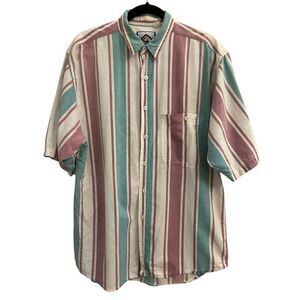 Vintage Men's Santana Button down shirt sz L? 80's 90's casual beach